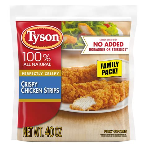 Tyson Crispy Chicken Strips Package