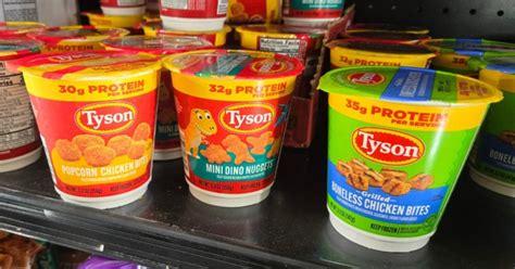 Tyson Popcorn Chicken Bites Cups