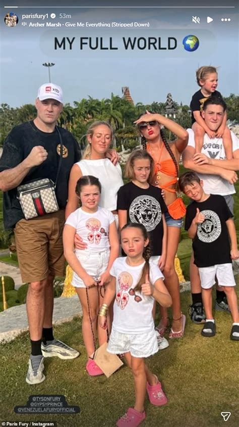 Tyson and Paris Fury with their children