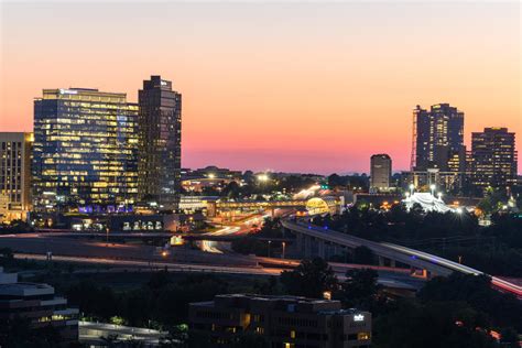 Tysons Corner at night