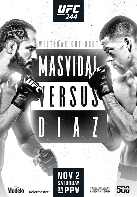 UFC 244 Poster