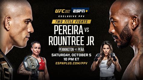 UFC 307: Pereira vs. Rountree Jr.