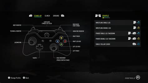 UFC 4 Controls