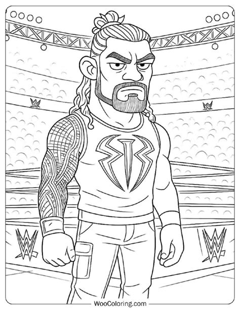 WWE coloring pages