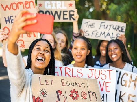 Women participate in a rally to celebrate International Women's Day in Seoul, South Korea