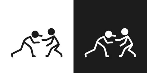 Wrestling Pictogram