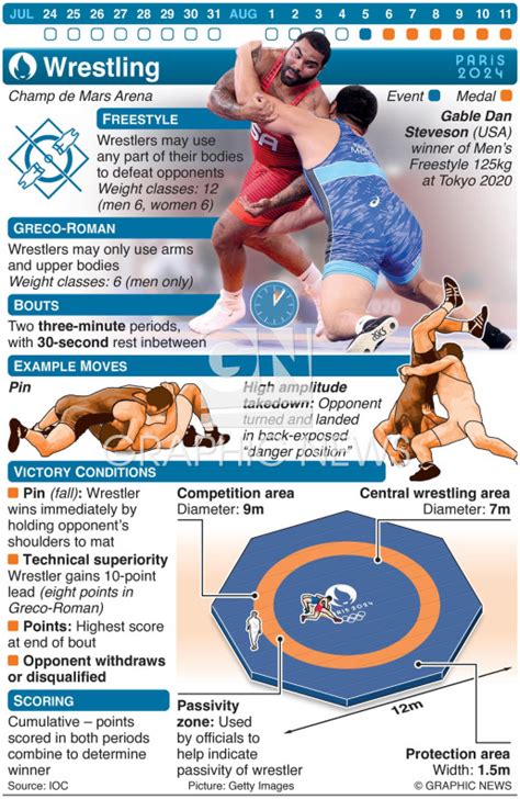 Wrestling Support Infographic